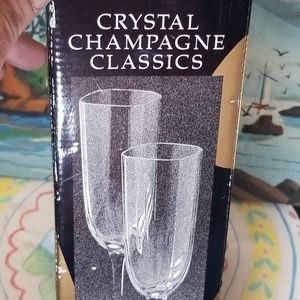 Aramis crystal champagne classic flutes France
